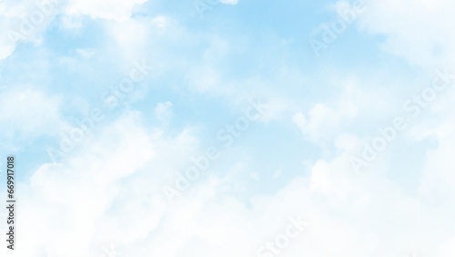 Soft blue sky