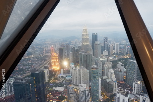 city skyline at petrona tower, Malaysia