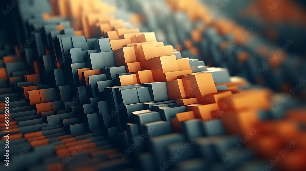Obraz premium 3D abstract art background wallpaper