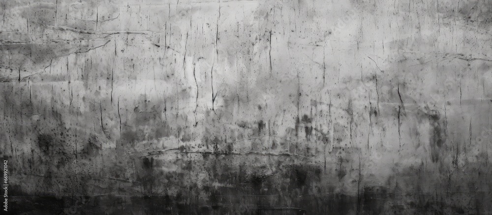Abstract grunge wall texture black and white aged and dirty grains