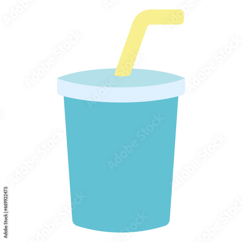plastick drink cup illustration