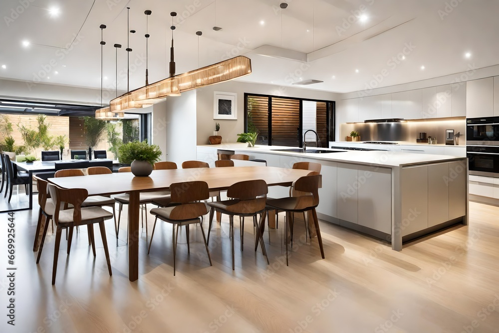 modern kitchen interior