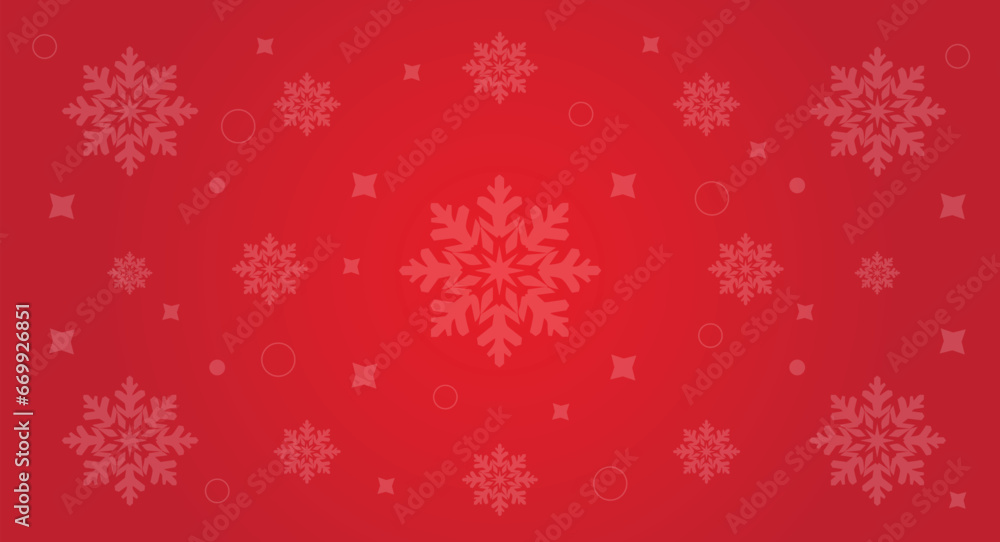 Red snowflakes background. Snowflake pattern Red snowflakes background. Snowflake pattern