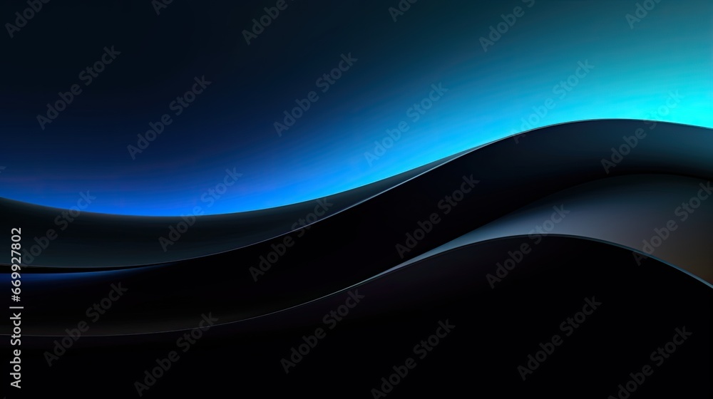 Fototapeta premium abstract blue wave background