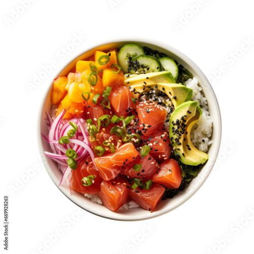 Cuadro en lienzo Hawaiian poke bowl