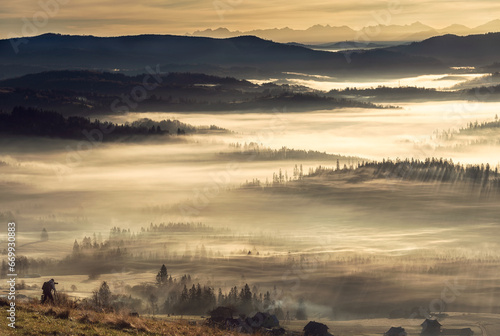 Fototapeta Naklejka Na Ścianę i Meble -  Beskidzki wschód - koniaków