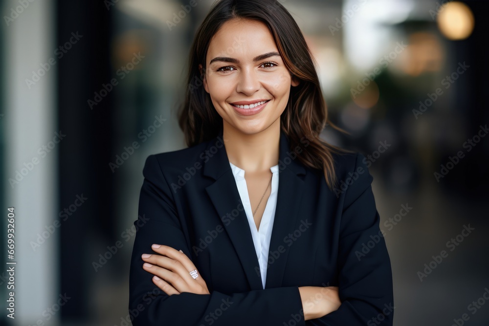 successful business woman's portrait a confident entrepreneur successful business woman's portrait a confident entrepreneur