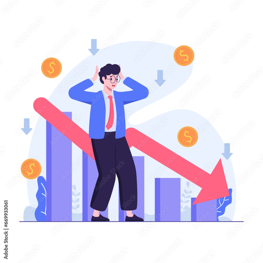 businessman feel frustrated as a result of financial crisis businessman feel frustrated as a result of financial crisis
