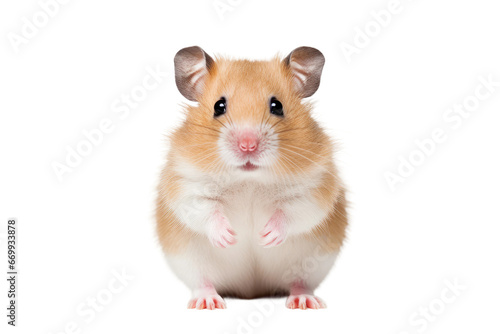 Sweet Little Hamster Friend Isolated on Transparent Background