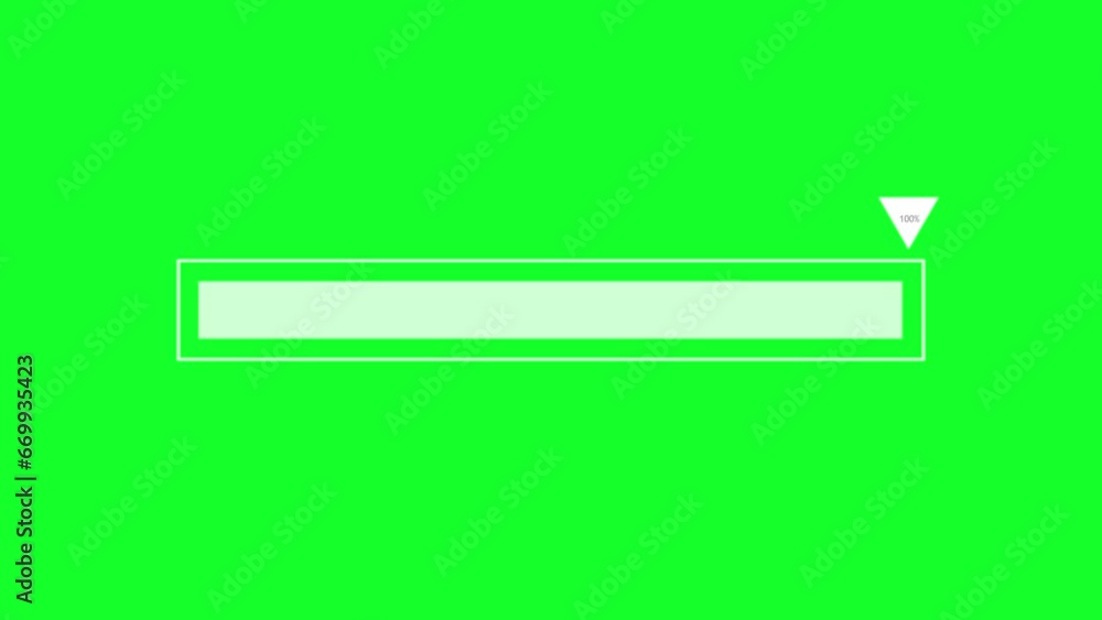 Progress bar animation, Loading bar animation on a green screen ...