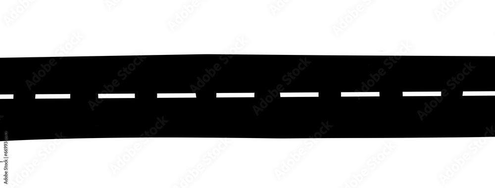 straight road element straight road element