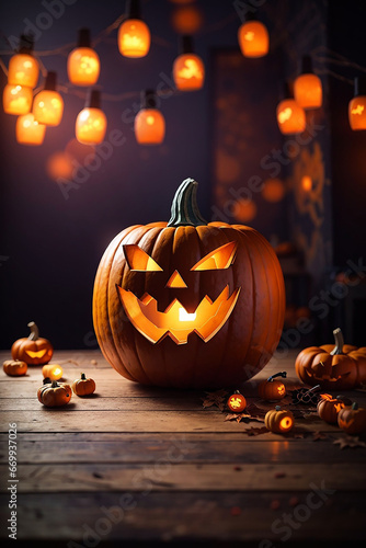 halloween blured background empty table  © Rizki Ahmad Fauzi