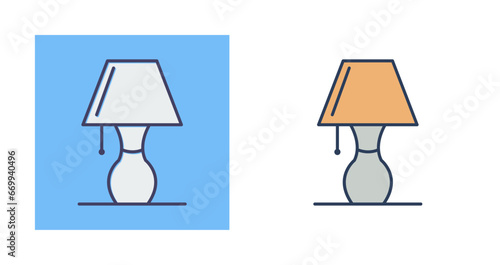 Table Lamp Vector Icon