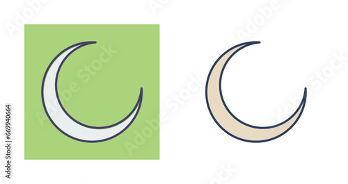 New Moon Vector Icon