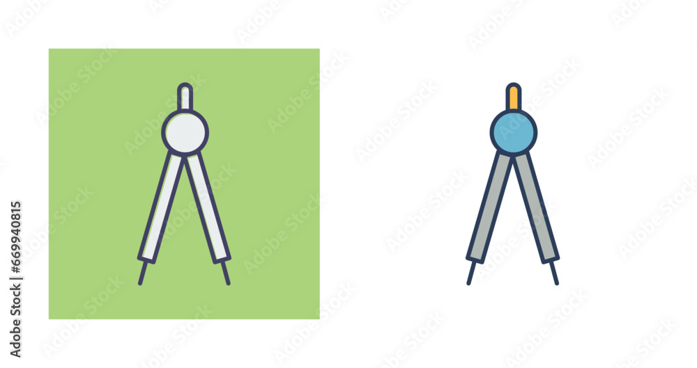 Compass Vector Icon Compass Vector Icon