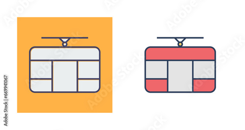 Cable Car Vector Icon