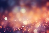 Soft, vintage-colored blurs enhance an abstract background filled with sparkling bokeh lights. Created with generative AI tools