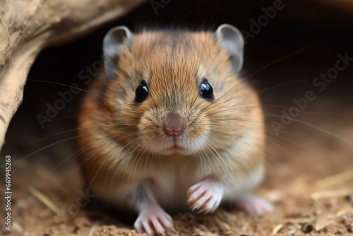 adorable infant rodent. Generative AI © Kaida
