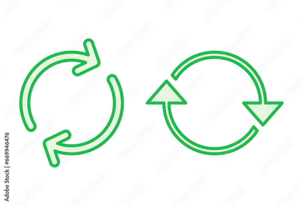 Refresh icon set. Reload icon vector. Update icon. Refresh icon set. Reload icon vector. Update icon.