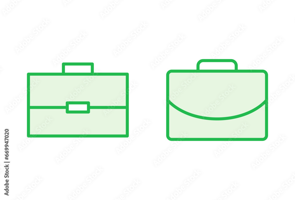 Briefcase icon set. suitcase icon. luggage symbol. Briefcase icon set. suitcase icon. luggage symbol.