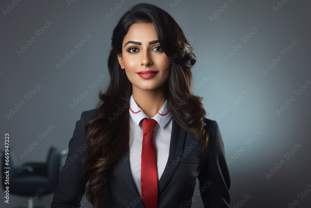 Beautiful Indian air hostess in the plane Beautiful Indian air hostess in the plane