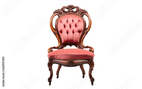 Antique Chair with Victorian Charm Transparent PNG