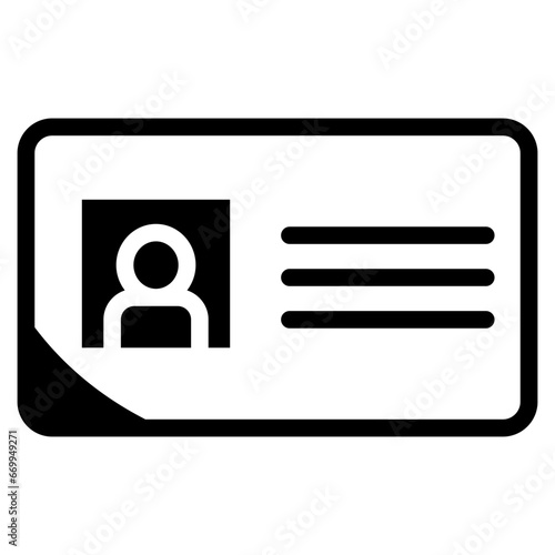 id card dualtone icon