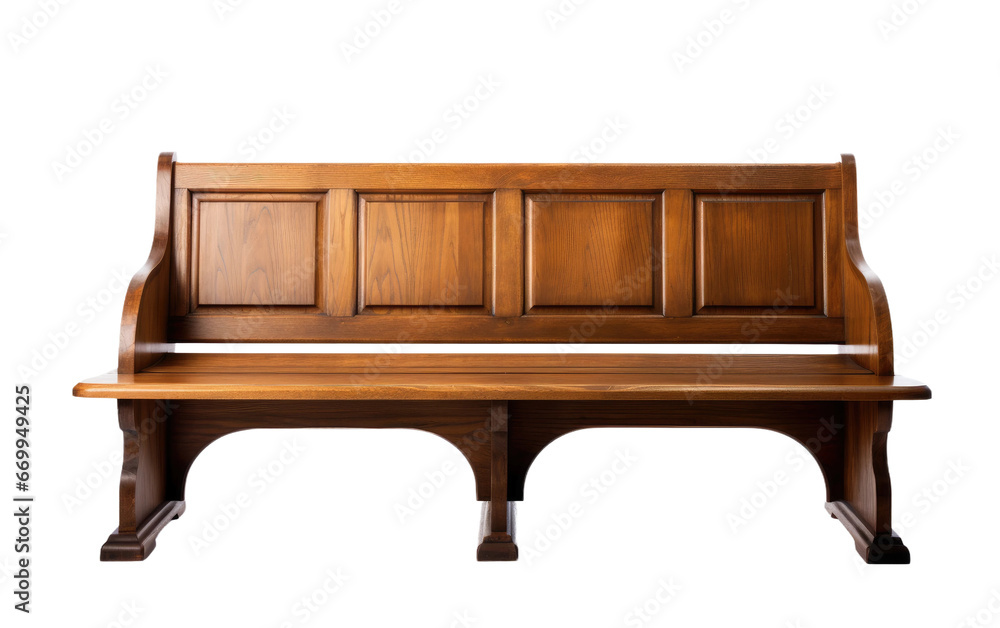 Antique Church Bench Designs Transparent PNG - obrazy, fototapety, plakaty 