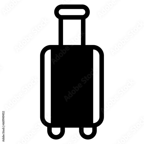 suitcase bag dualtone icon