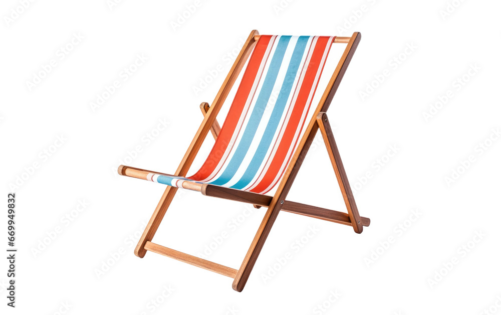 Foldable Beach Lounge Chair Transparent PNG