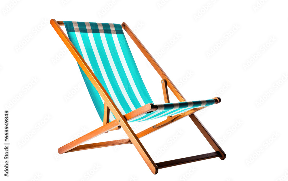 Portable Folding Beach Chair Design Transparent PNG