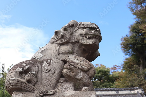 埼玉県行田市佐間天神社の狛犬 © ka chi shi yo