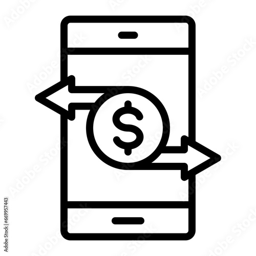 Send Money Icon Design 