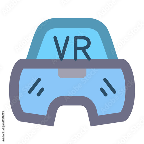 Vector Design Vr Glasses Icon Style