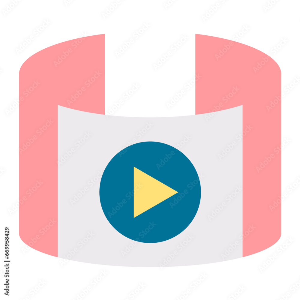 Vector Design Video Player Icon Style Vector Design Video Player Icon Style