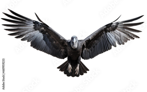 Majestic Andean Condor Bird on transparent background