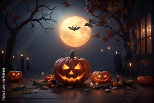 halloween pumpkin background 