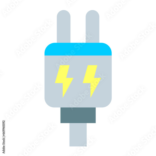 Vector Design Power Plug Icon Style