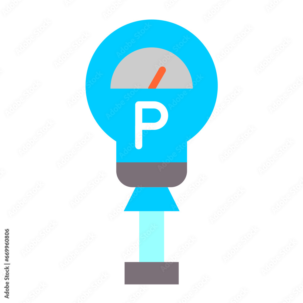 Parking Meter Icon Style Parking Meter Icon Style