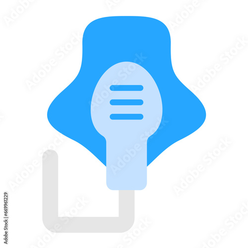 Oxygen Mask Icon Style
