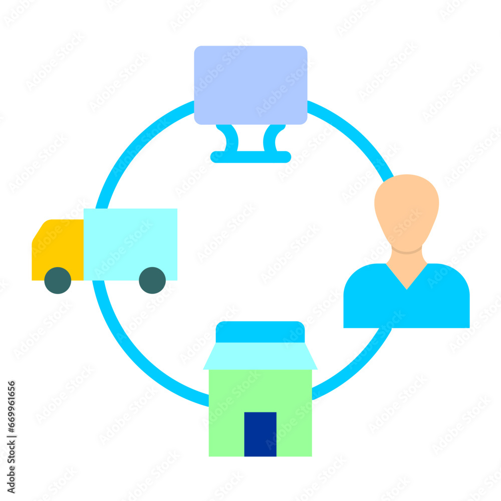 Drop Shipping Icon Style Drop Shipping Icon Style