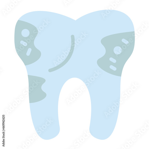 Tooth Decayed Icon Style