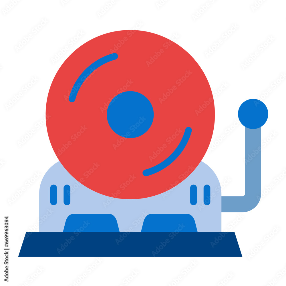 Fire Alarm Icon Style