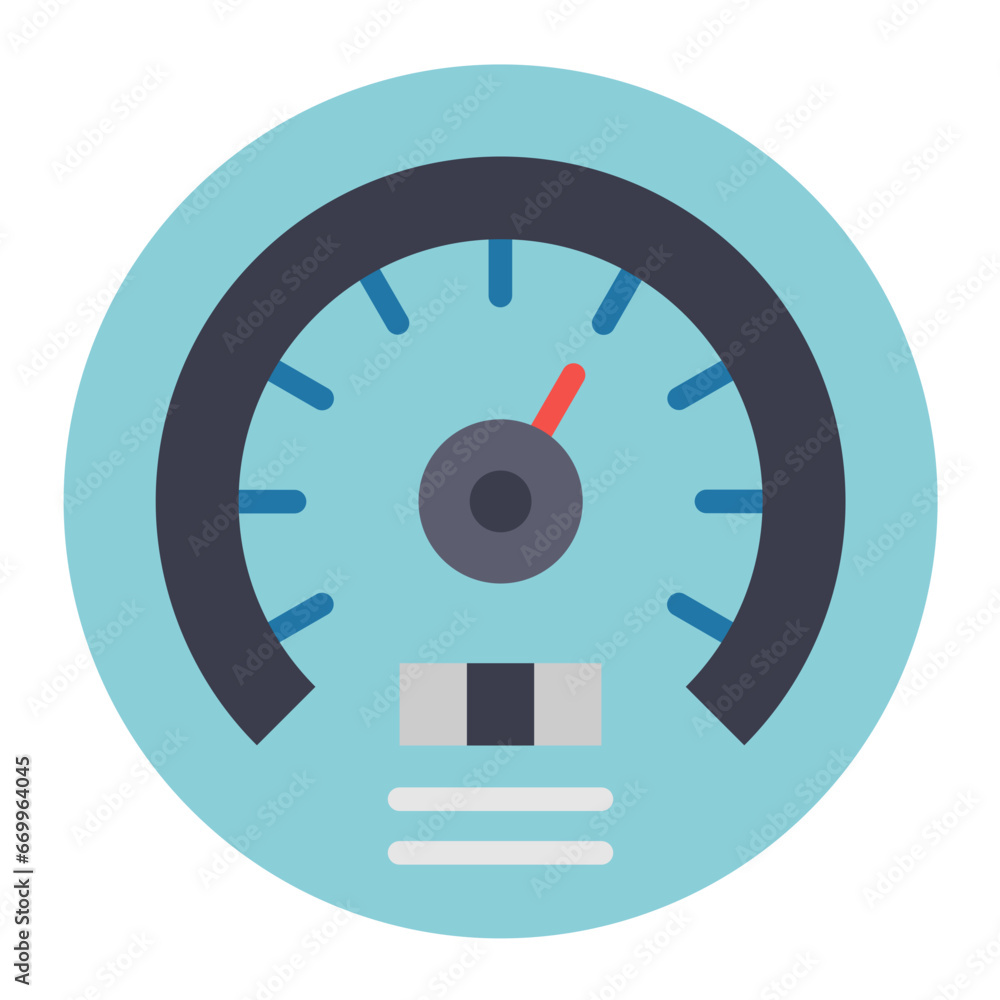 Tachometer Icon Style Tachometer Icon Style
