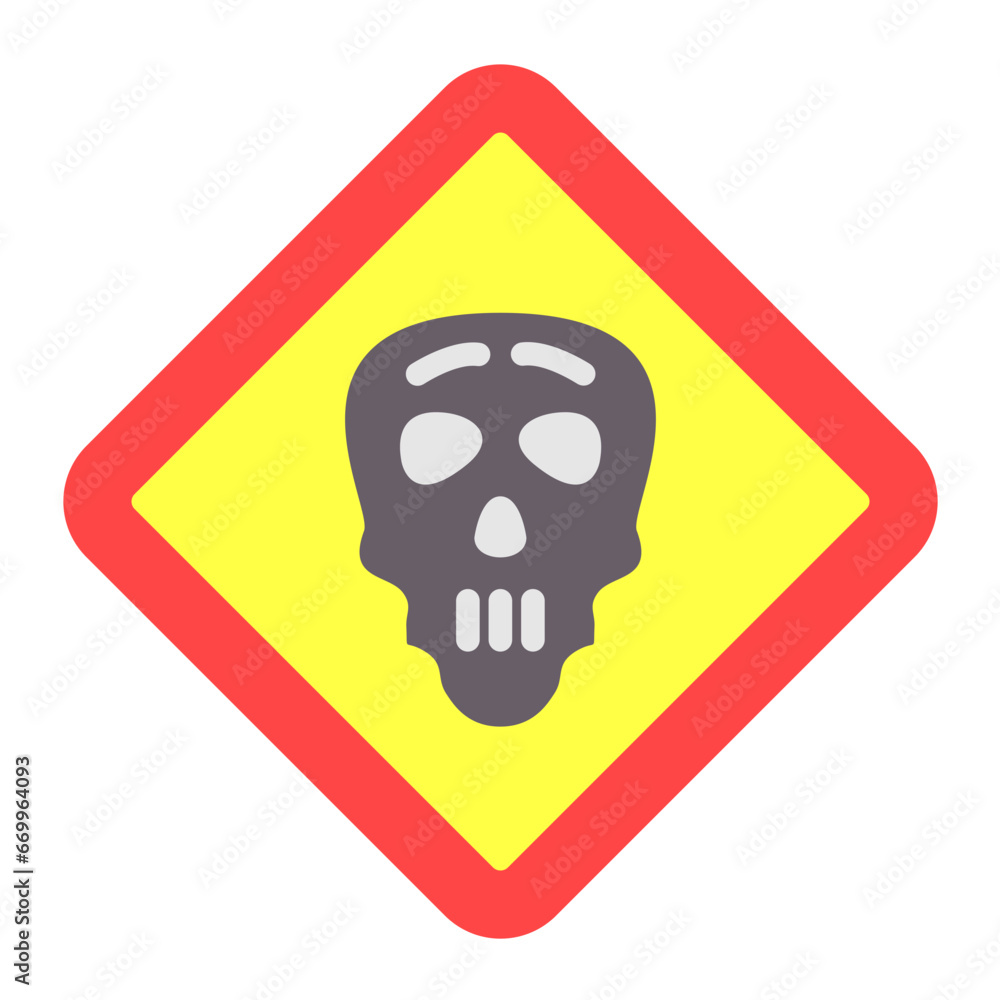 Danger Sign Icon Style Danger Sign Icon Style