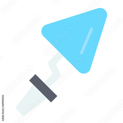 Plastering Trowel Icon Style