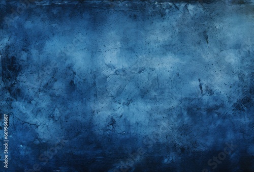 a blue grunge paper texture for your digital design  bold chiaroscuro contrast  dark sky-blue and dark navy  colorful textures