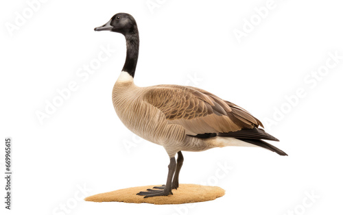 The Canadian Goose Species on transparent background