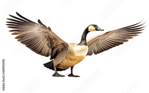 Canada Goose Migration Patterns on transparent background