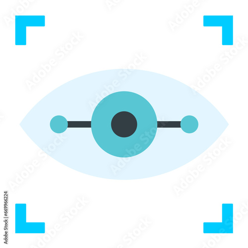 Eye Scanner Icon Style